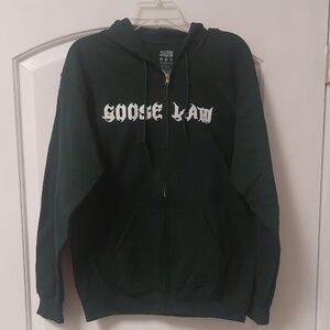 ALAB Goose Law Mens Long Sleeve Hooded Full Zip Jacket Sz Med